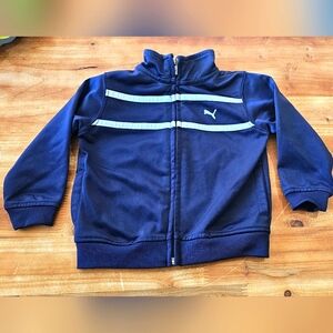 Puma baby 18M months vest zipper navy blue sport jacket